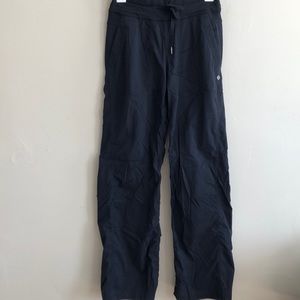 Black Lululemon sweatpants